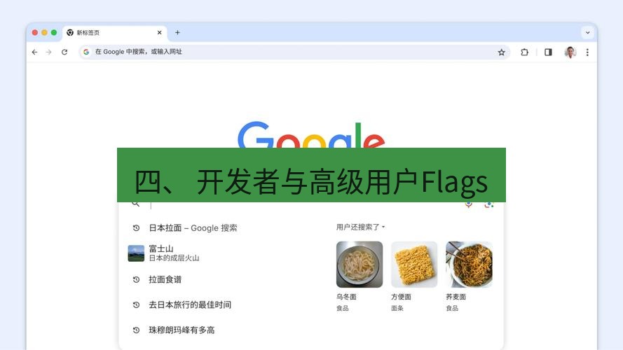 谷歌浏览器下载 四、 开发者与高级用户Flags