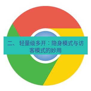 谷歌浏览器下载 二、 轻量级多开：隐身模式与访客模式的妙用