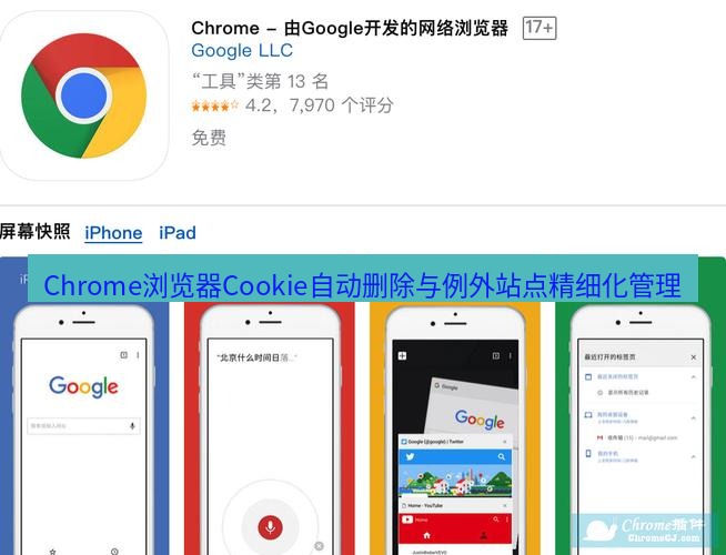 谷歌浏览器下载 Chrome浏览器Cookie自动删除与例外站点精细化管理