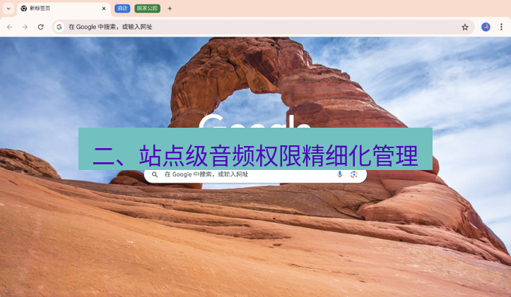 谷歌浏览器下载 二、站点级音频权限精细化管理