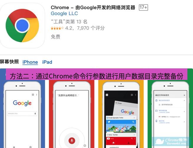 谷歌浏览器下载 方法二：通过Chrome命令行参数进行用户数据目录完整备份