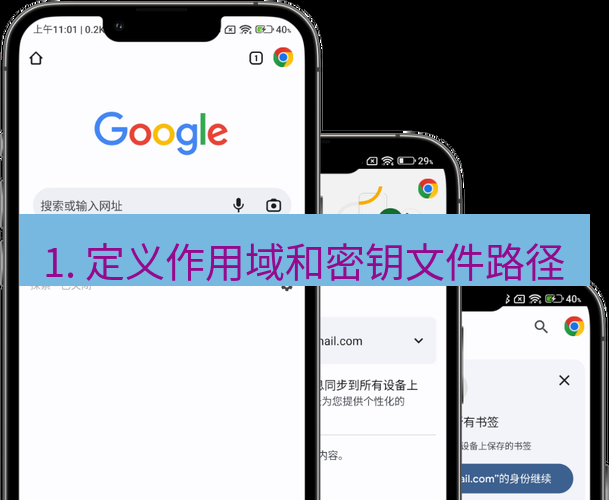 谷歌浏览器下载 1. 定义作用域和密钥文件路径